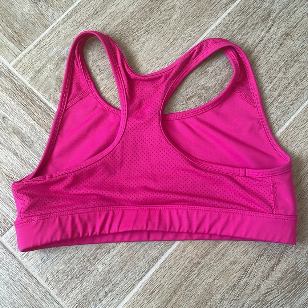 + PUMA + Magenta Sports Bra - Picture 4 of 5